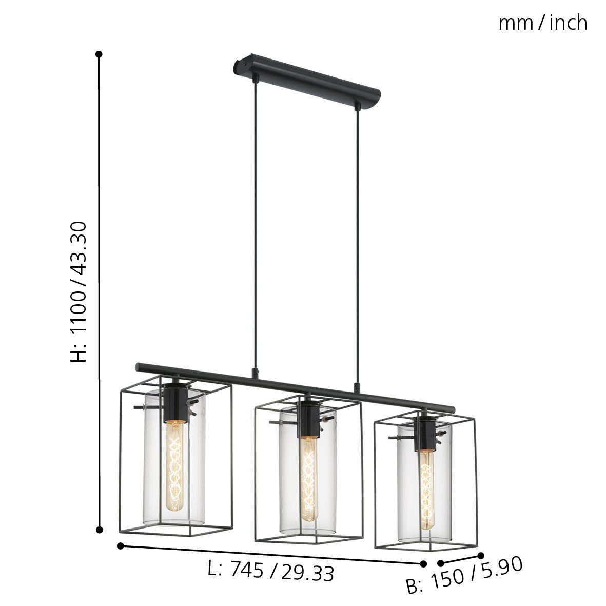 EG/49496 | EGLO LONCINO PENDANT LIGHT