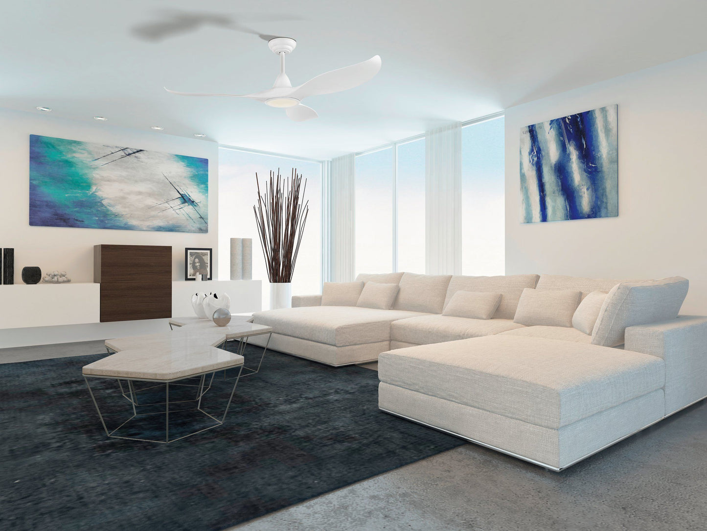 EG/35006 | EGLO CIRALI LED CEILING FAN WITH REMOTE