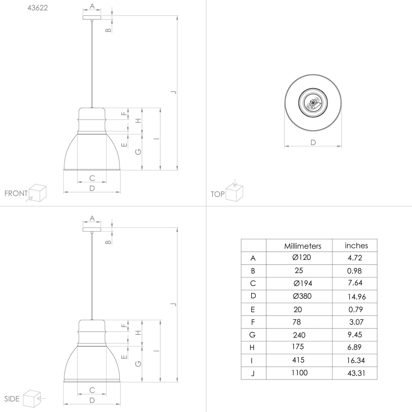 EG/43622 | EGLO EBURY PENDANT LIGHT