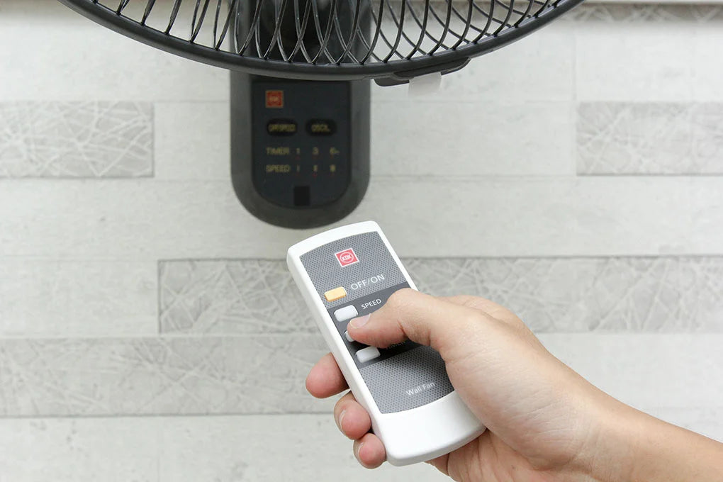 K/M40M/BK | KDK 16" REMOTE WALL FAN - BLACK