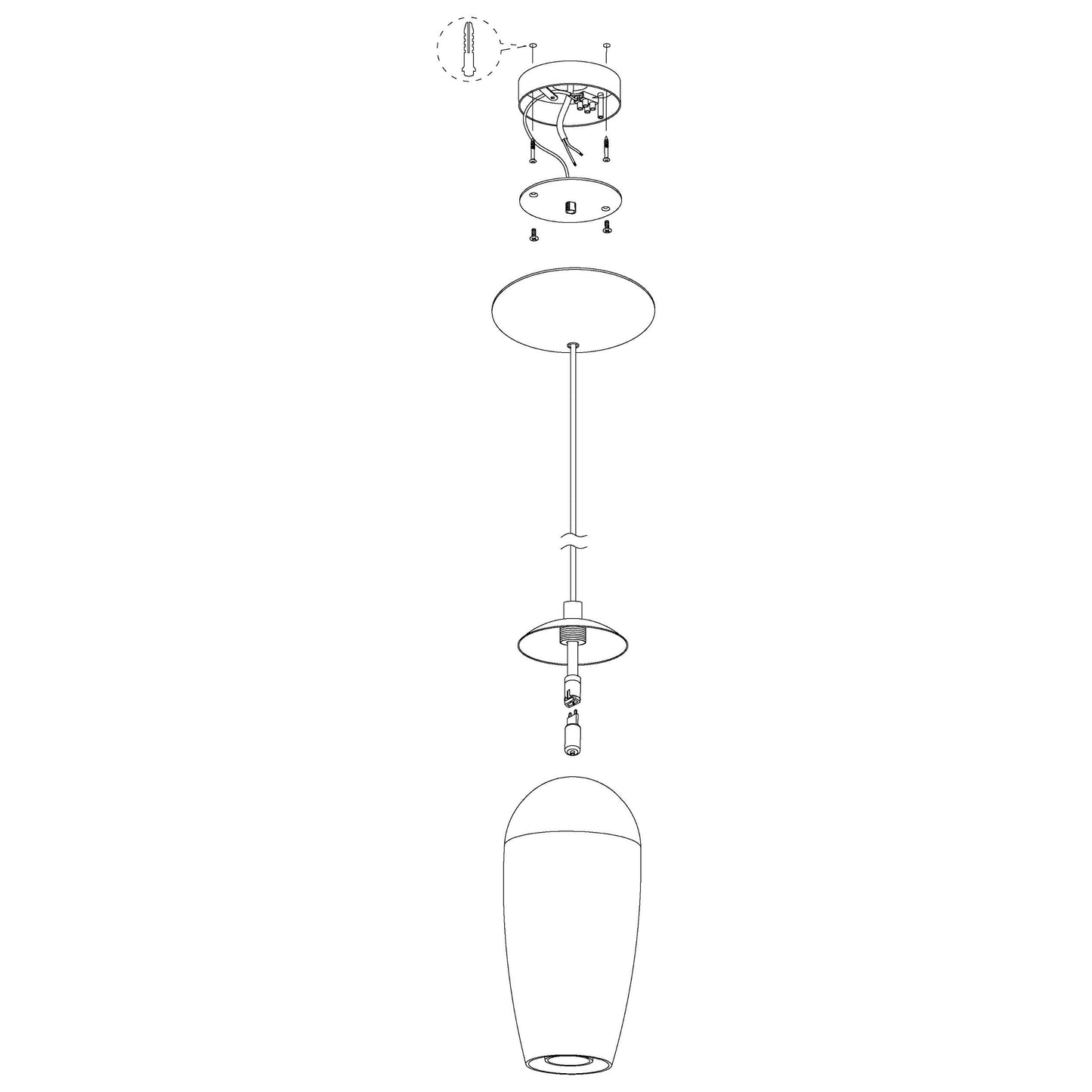 EG/96343 | EGLO FARSALA PENDANT LIGHT