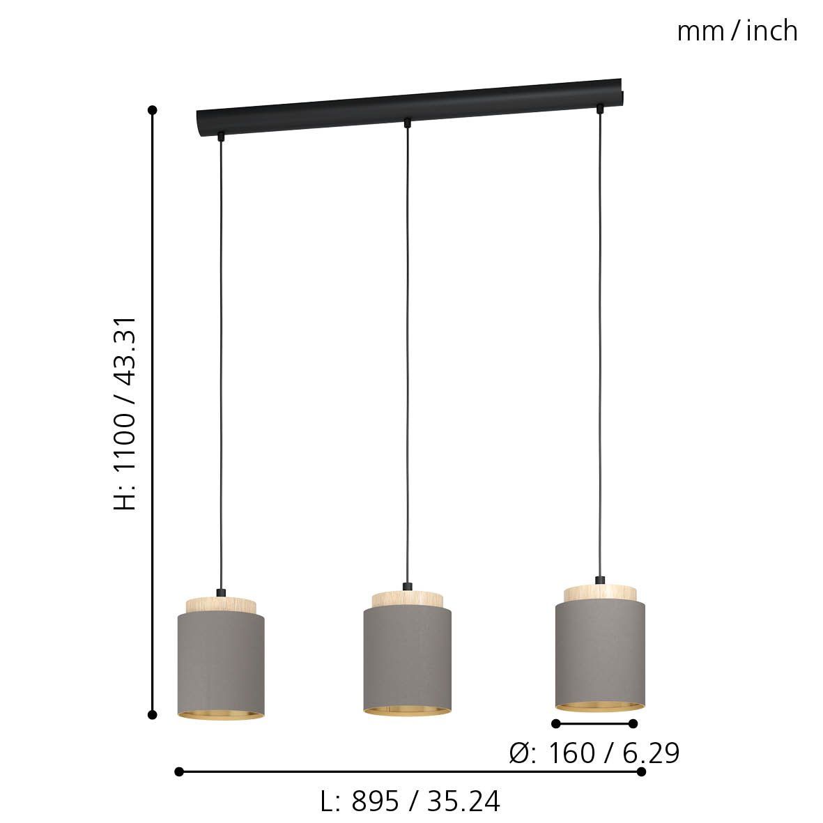 EG/99446 | EGLO ALBARIZA PENDANT LIGHT