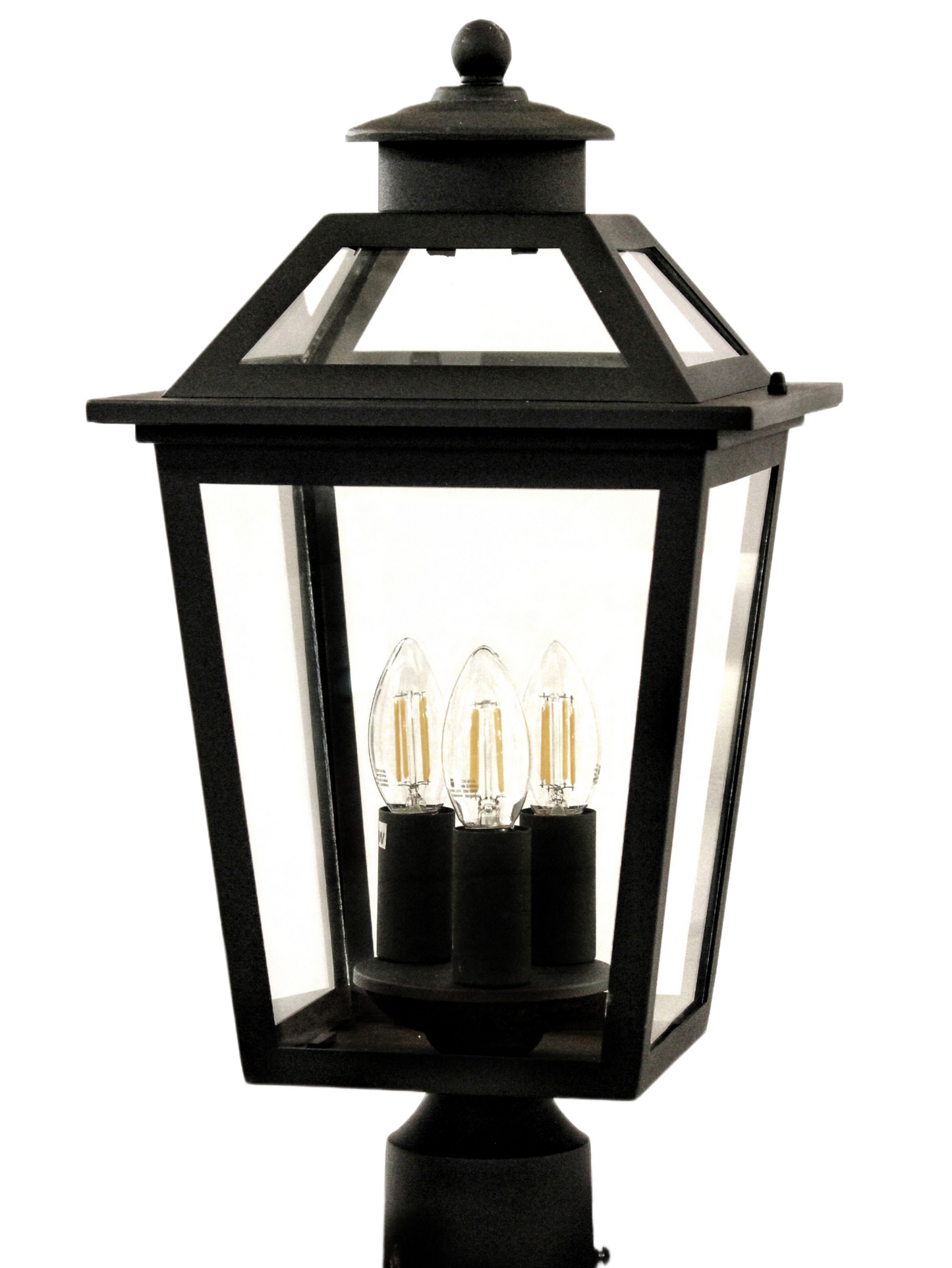 LX/113190 | LUMAX WALL TOP LIGHT - MATT BLACK