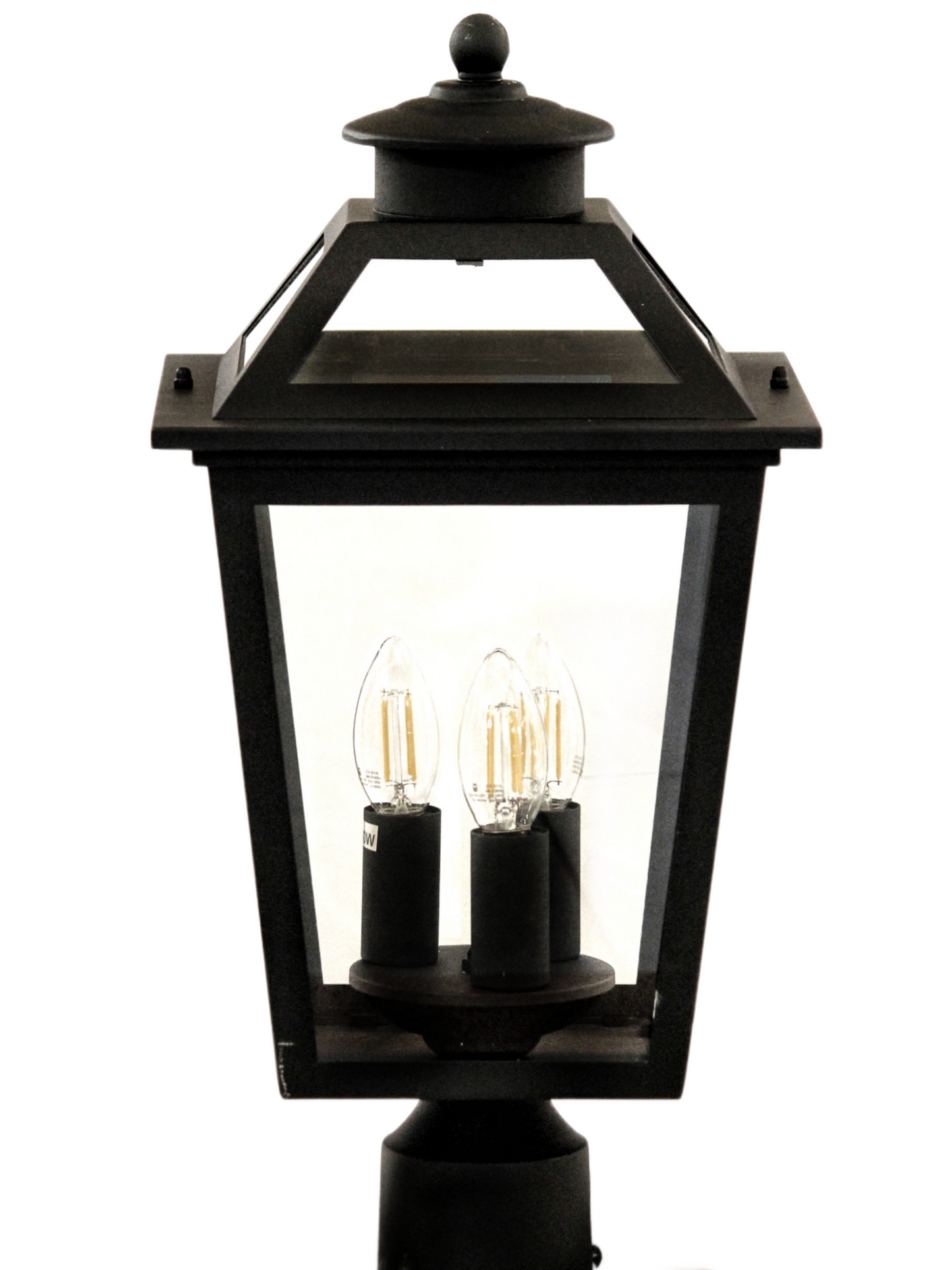 LX/113190 | LUMAX WALL TOP LIGHT - MATT BLACK